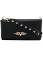 Red Valentino - Star Studded Clutch - Women - Leather - One Size, Black, Leather