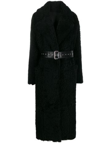 Common Leisure Oversized Single-breasted Coat - Black