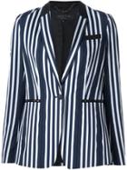 Rag & Bone Striped Blazer - Blue