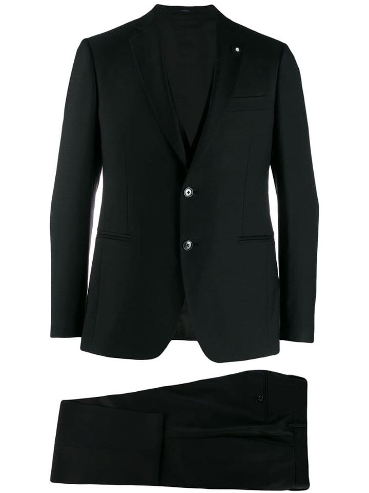 Lardini Formal Suit Set - Black