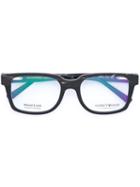 Gold And Wood 'odeon' Glasses