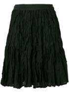 Kenzo Pre-owned Crinkled Skirt - Black