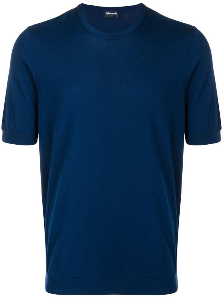 Drumohr Basic T-shirt - Blue