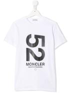 Moncler Kids Teen 52 Print T-shirt - White