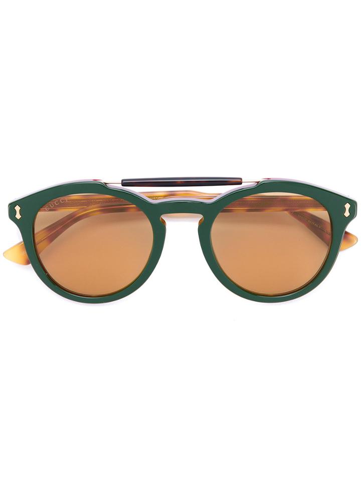 Gucci Eyewear Round-frame Sunglasses - Green
