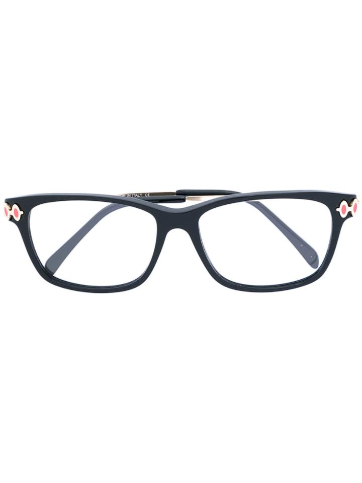 Emilio Pucci Square Glasses - Black
