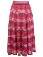 Cecilia Prado Knit Midi Betina Skirt - Pink