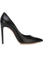 Casadei Pointed Toe Pumps, Women's, Size: 39, Black, Leather