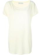 Faith Connexion Scoop Neck T-shirt, Women's, Size: Small, Yellow/orange, Cotton