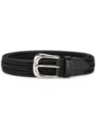 Estnation - Woven Belt - Men - Rayon - 95, Black, Rayon