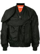 Walter Van Beirendonck Vintage Abstract Bomber Jacket - Black