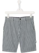 Stella Mccartney Kids Tailored Striped Shorts - Blue
