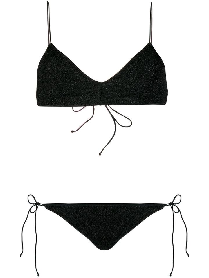 Oseree Sparkle Bikini - Black