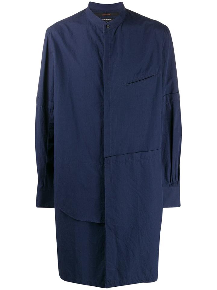 Ziggy Chen Oversized Shirt - Blue