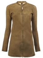 Isaac Sellam Experience Zipped Shirt - Green