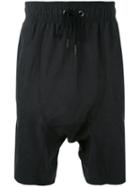 Tom Rebl - Drop Crotch Shorts - Men - Cotton/polyamide/polyester - 48, Black, Cotton/polyamide/polyester