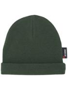 Affix Ribbed Knit Beanie - Green