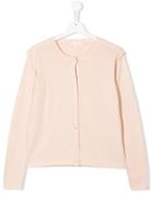 Chloé Kids Long-sleeve Fitted Cardigan - Pink