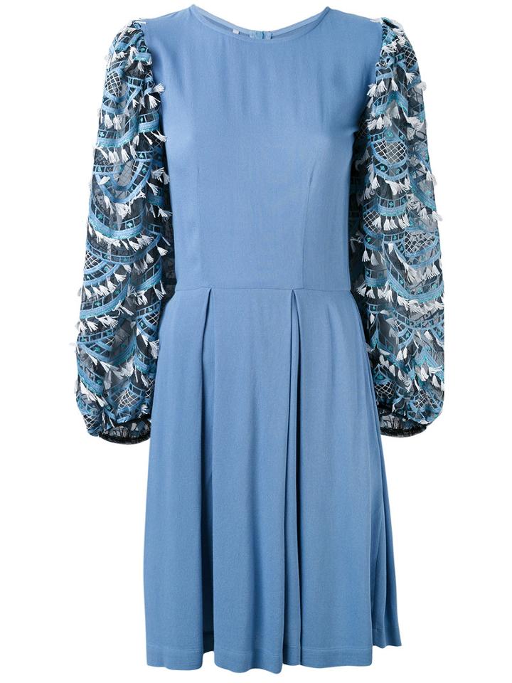 Alcoolique - 'silvania' Dress - Women - Polyester - S, Blue, Polyester