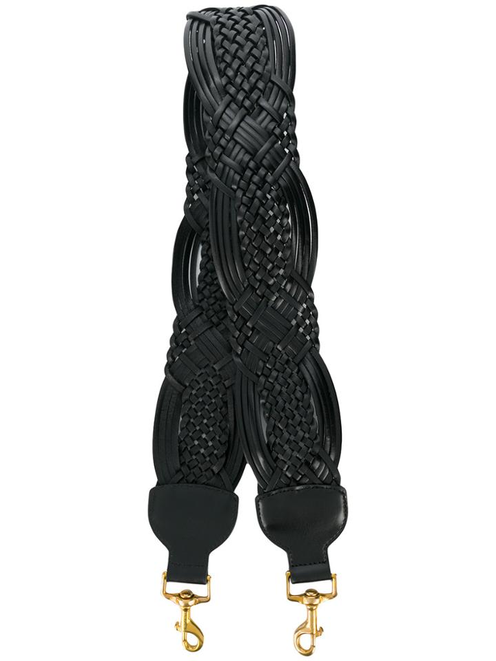 Kate Cate The Braid Bag Strap - Black