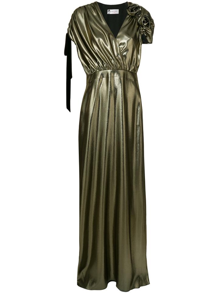 Lanvin Long Metallic Gown