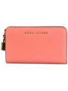 Marc Jacobs The Grind Compact Wallet - Pink & Purple