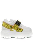 Buffalo Logo Tape Sneakers - White