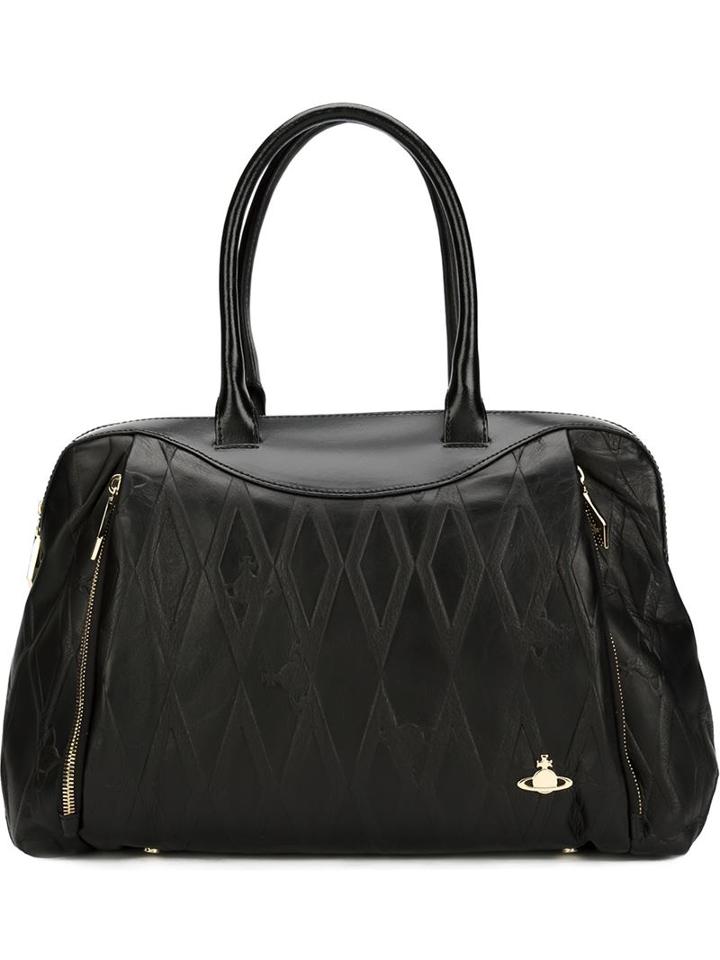 Vivienne Westwood Diamond Embossed Tote