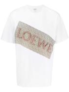 Loewe Flower Logo Patch T-shirt - White