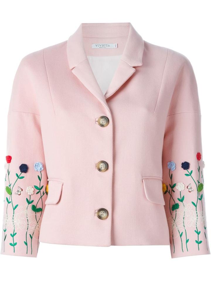 Vivetta 'amelia' Floral Crochet Jacket