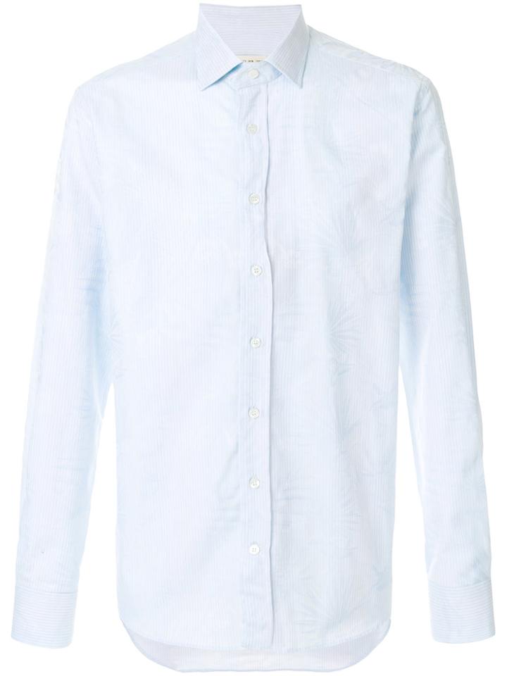 Etro Floral Striped Shirt - Blue