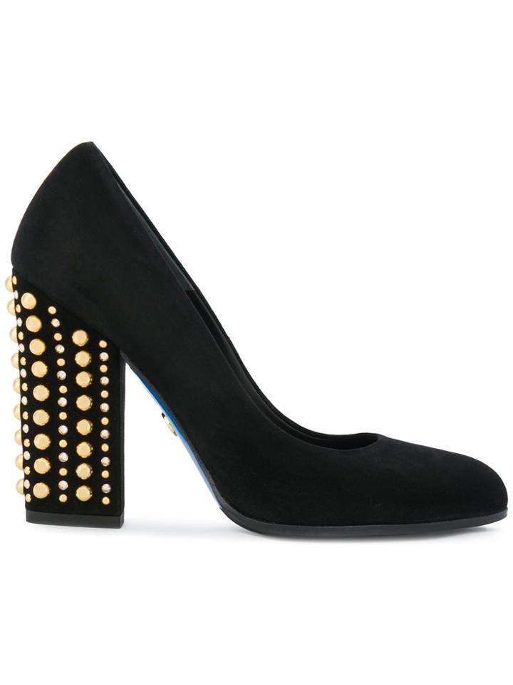 Loriblu Studded Heel Pumps - Black