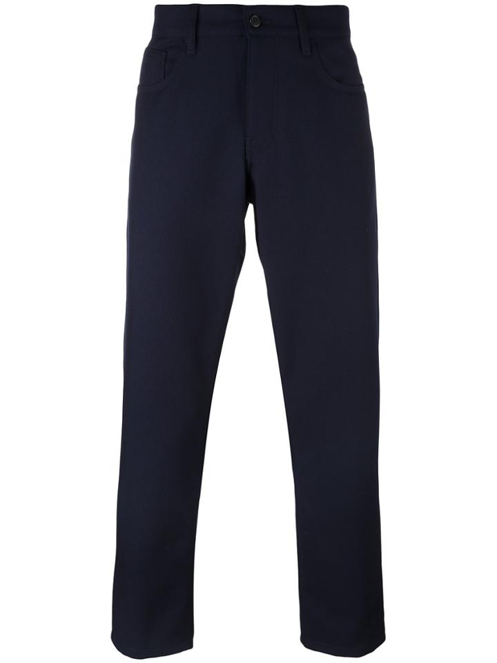 Ami Alexandre Mattiussi 5 Pocket Carrot Trousers - Blue
