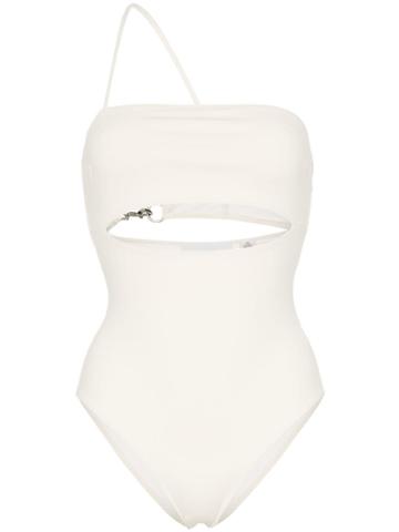 Rudi Gernreich Asymmetric Strap Swimsuit - Neutrals