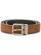 Dolce & Gabbana Classic Belt, Men's, Size: 90, Brown, Leather/suede