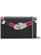Gucci - Snake Embellished Clutch - Women - Calf Leather - One Size, Black, Calf Leather