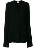 Forte Forte V-neck Jumper - Black