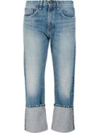 Rag & Bone /jean 'marilyn Cropped' Jeans, Women's, Size: 25, Blue, Cotton