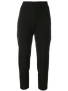 Blugirl Cropped Tapered Track Pants - Black