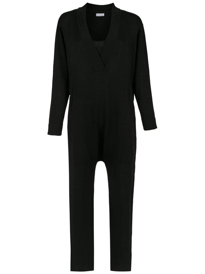 Mara Mac Long Sleeved Jumpsuit - Black