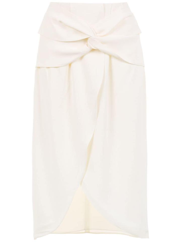 Framed Teshima Midi Skirt - Off White