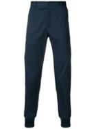 Dolce & Gabbana Elasticated Cuff Trousers - Blue