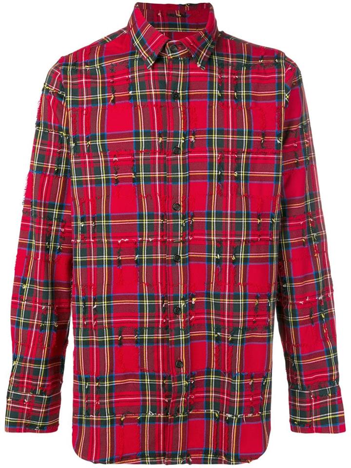 Gaelle Bonheur Checked Classic Shirt - Red