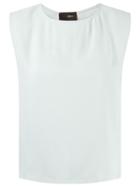 Andrea Bogosian Sleeveless Top, Women's, Size: Medium, Grey, Acetate/viscose