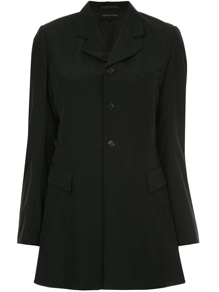 Comme Des Garçons Vintage Longline Three-button Blazer - Black