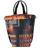 Sacai Printed Tote Bag - Blue