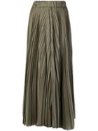 Dusan Metallic Pleated Skort - Neutrals