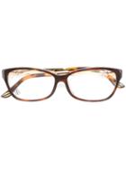 Cartier 'trinity' Optical Glasses, Brown, Acetate/14kt Gold/metal (other)