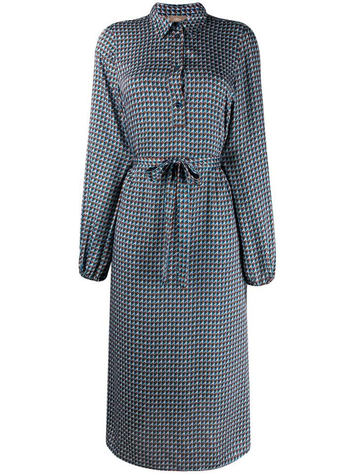Altea Midi Shirt Dress - Blue