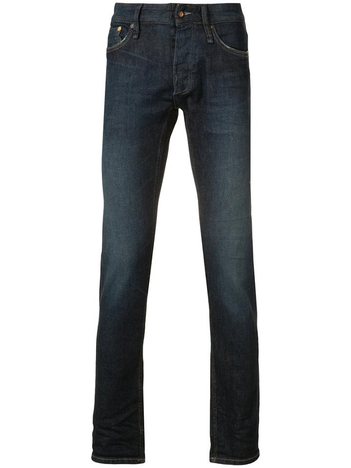 Denham Straight-leg Jeans, Men's, Size: 33/32, Blue, Cotton/spandex/elastane